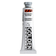 Golden Heavy Body Acrylverf Benzimidazolone Oranje Gebrand 59ml 1006
