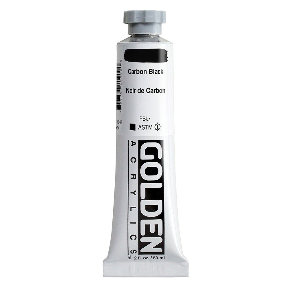 Golden Heavy Body Acrylverf Carbon Zwart 59ml 1040