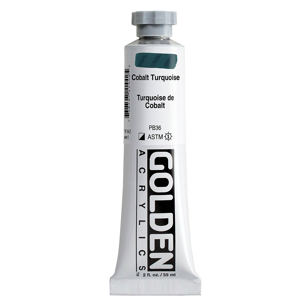 Golden Heavy Body Acrylverf Kobalt Turquoise 59ml 1144