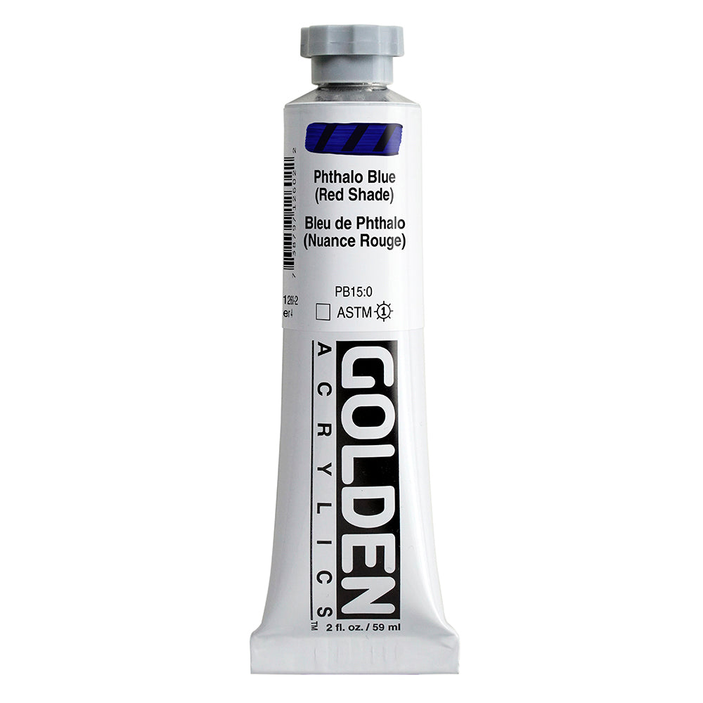 Golden Heavy Body Acrylverf Phthalo Blauw (Roodachtig)59ml 1260