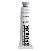 Golden Heavy Body Acrylverf N8 Neutraal Grijs 59ml 1448