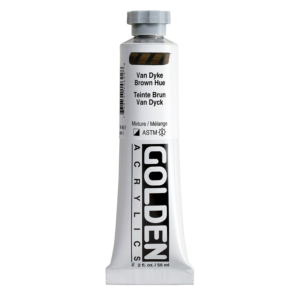 Golden Heavy Body Acrylverf Van Dyke BruinToon 59ml 1462