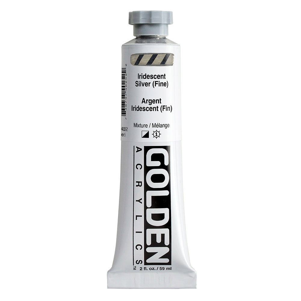 Golden Heavy Body Acrylverf Iriserend Zilver (Fijn) 59ml 4025
