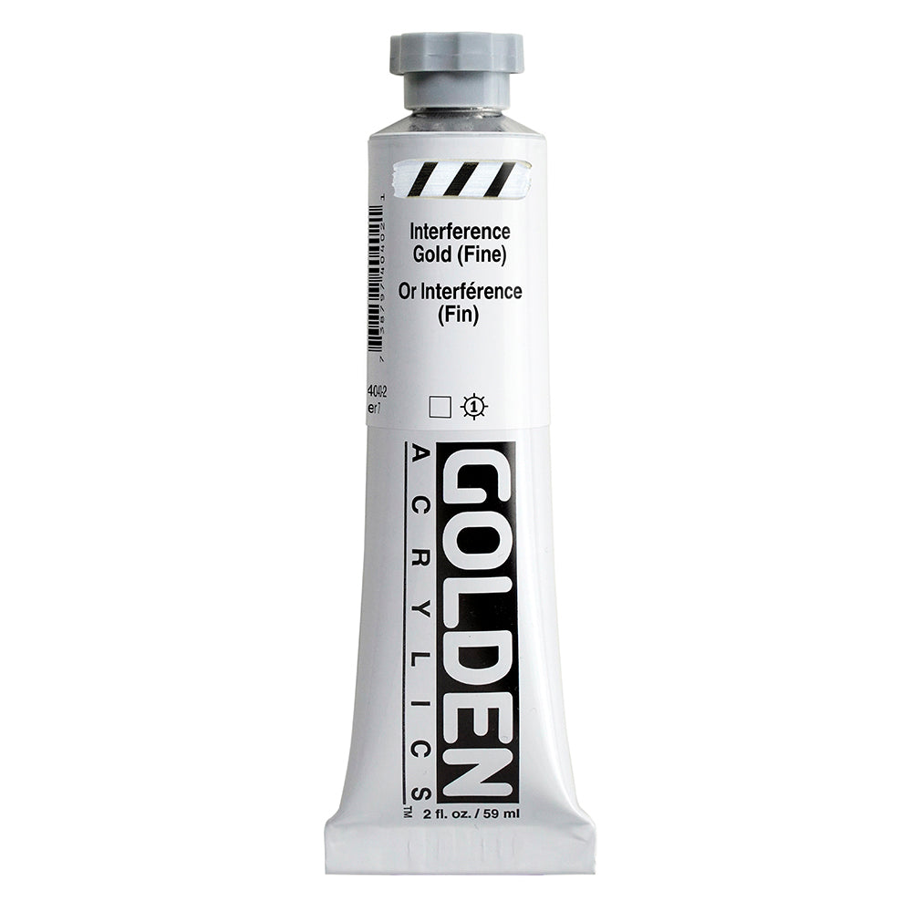Golden Heavy Body Acrylverf InterferenceGoud (Fijn) 59ml 4040