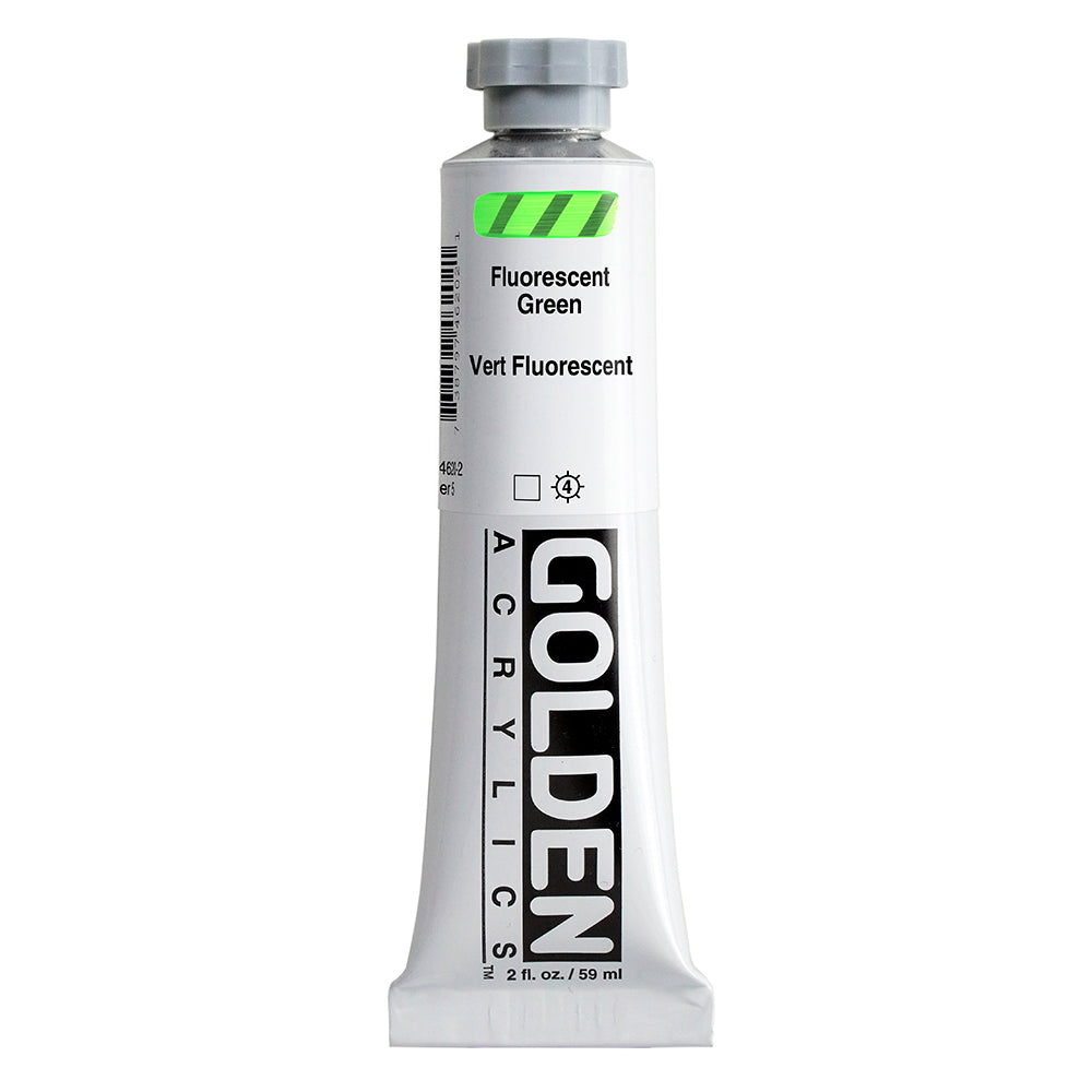 Golden Heavy Body Acrylverf Fluorescerend Groen 59ml 4620