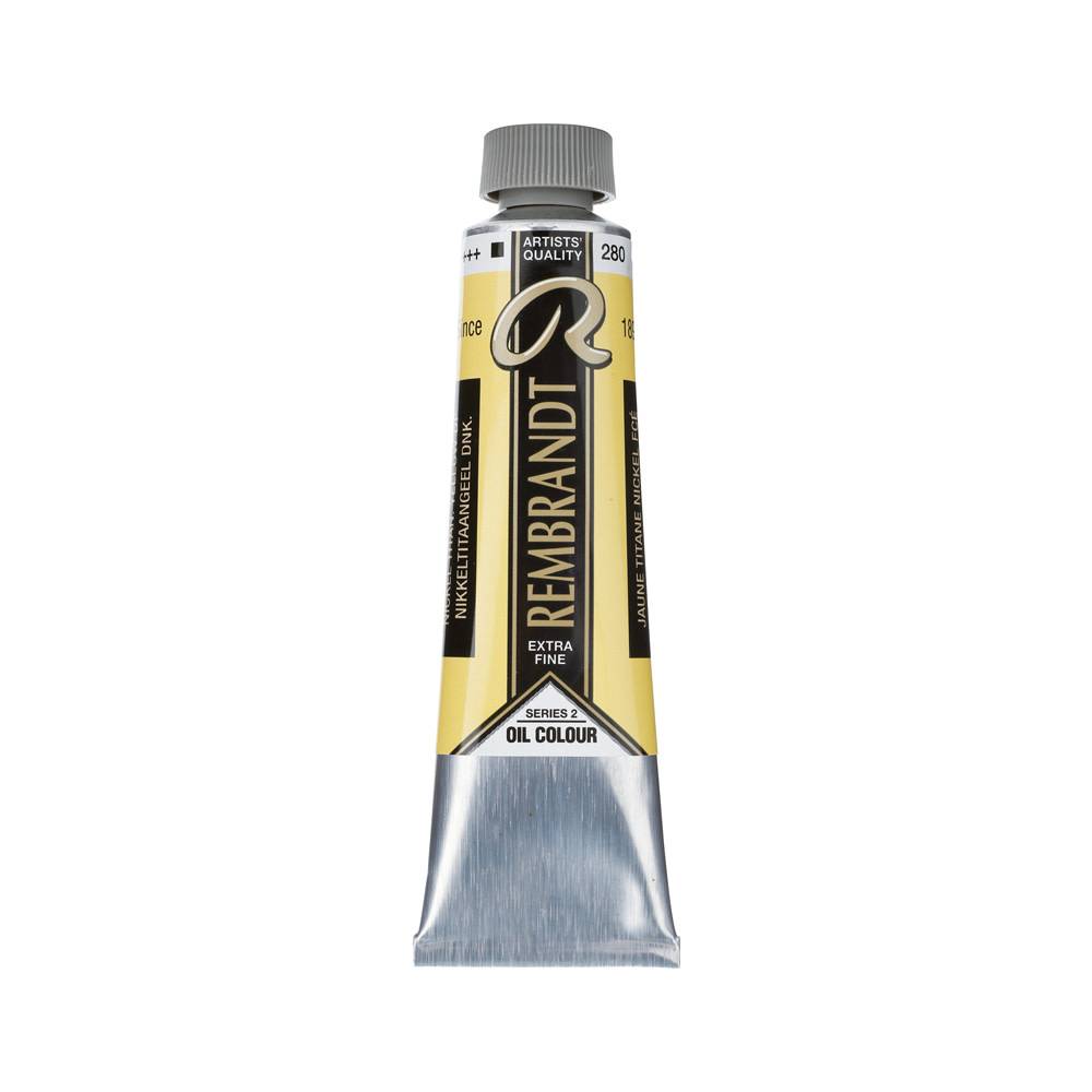 Rembrandt Olieverf Tube 40 ml Nikkeltitaangeel Donker 280