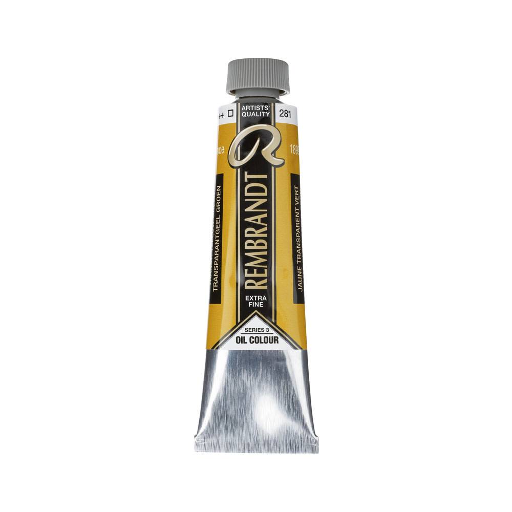 Rembrandt Olieverf Tube 40 ml Transparantgeel Groen 281