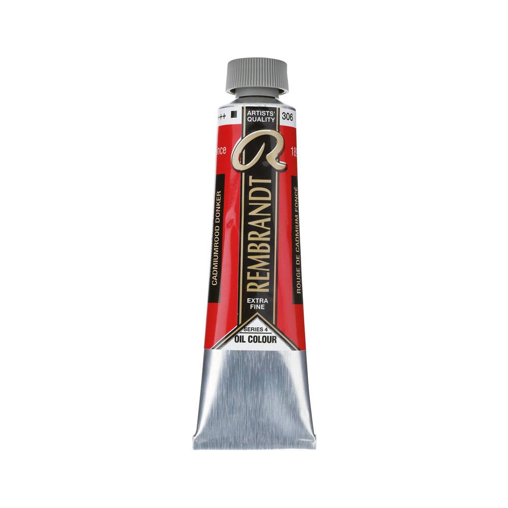 Rembrandt Olieverf Tube 40 ml Cadmiumrood Donker 306