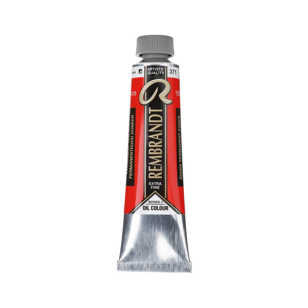 Rembrandt Olieverf Tube 40 ml Permanentrood Donker 371