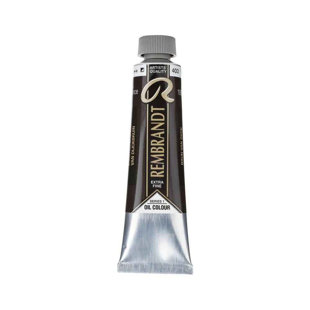 Rembrandt Olieverf Tube 40 ml Van Dijckbruin 403