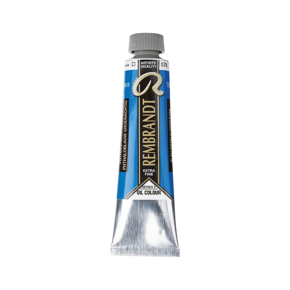 Rembrandt Olieverf Tube 40 ml Phtaloblauw Groenachtig 576
