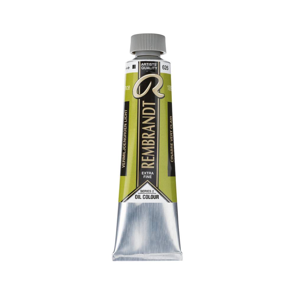 Rembrandt Olieverf Tube 40 ml Vermiljoengroen Licht 626