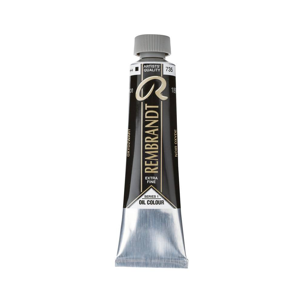 Rembrandt Olieverf Tube 40 ml Oxydzwart 735