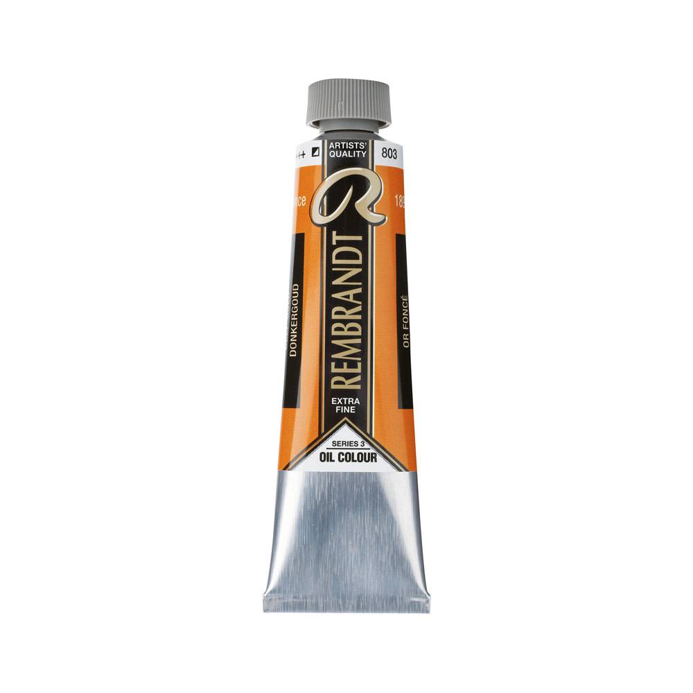 Rembrandt Olieverf Tube 40 ml Donkergoud 803