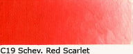Scheveningen olieverf 40ml scheveningen Red Scarlet C19