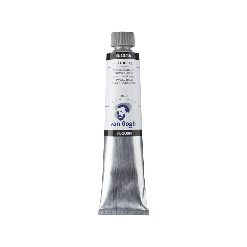 Van Gogh 200ml olieverf 118 Titaanwit (lijnolie)