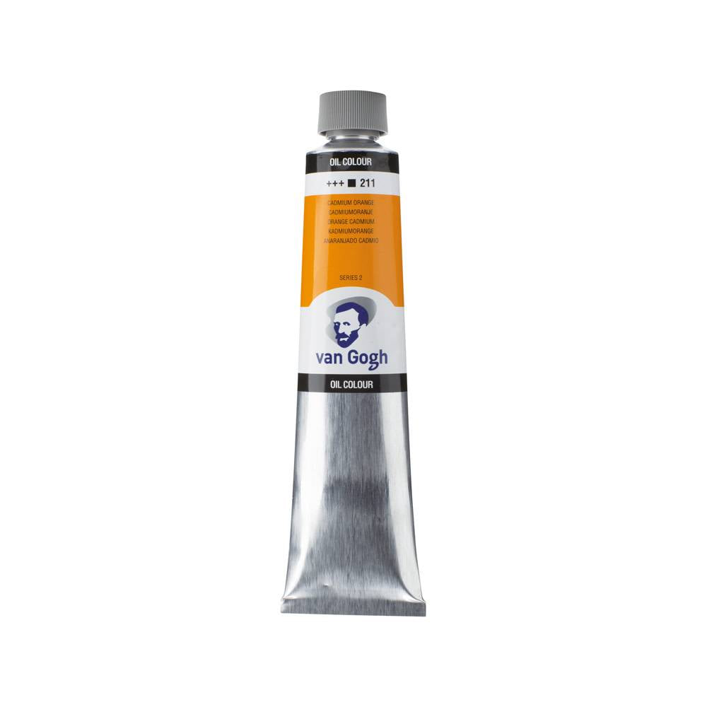 Van Gogh 200ml olieverf 211 Cadmiumoranje