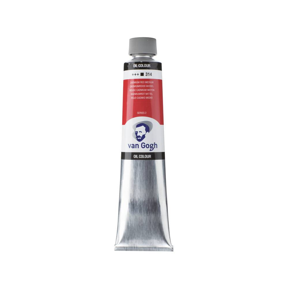 Van Gogh 200ml olieverf 314 Cadmiumrood middel