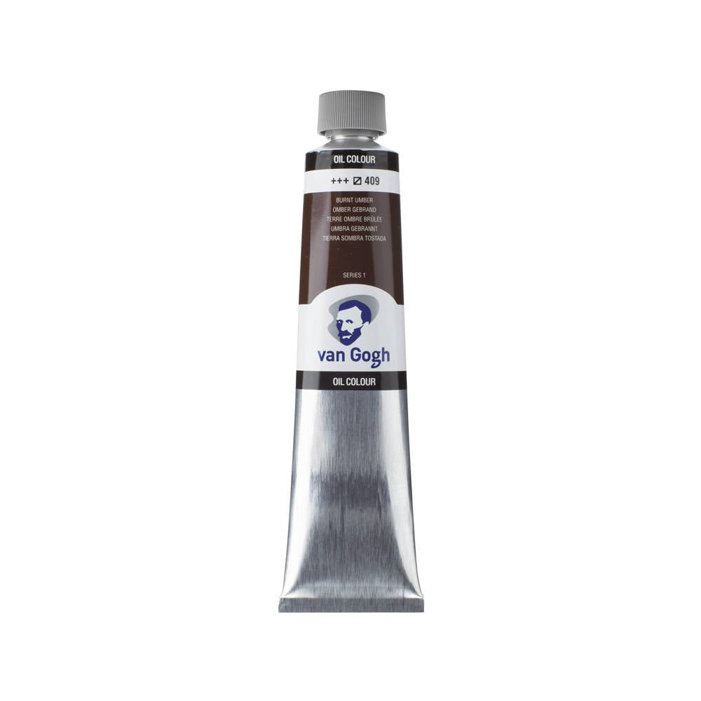 Van Gogh 200ml oil paint 409 Burnt Umber