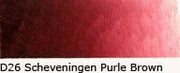 Scheveningen olieverf 40ml schev. purple brown D26