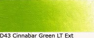 Scheveningen oil paint 40ml cinnabar green light extra D43