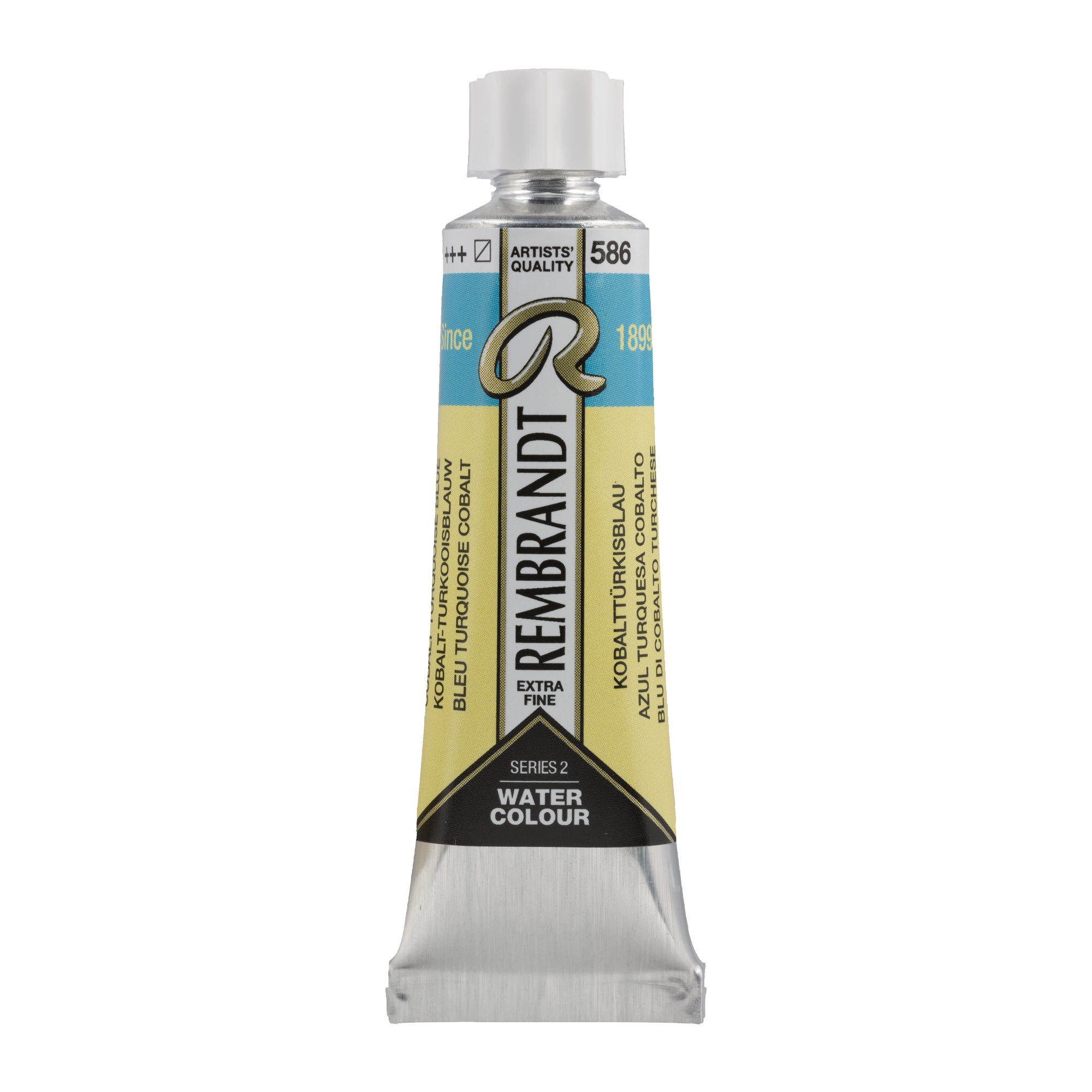 Rembrandt Aquarelverf Tube 10 ml Kobalt-Turkooisblauw 586