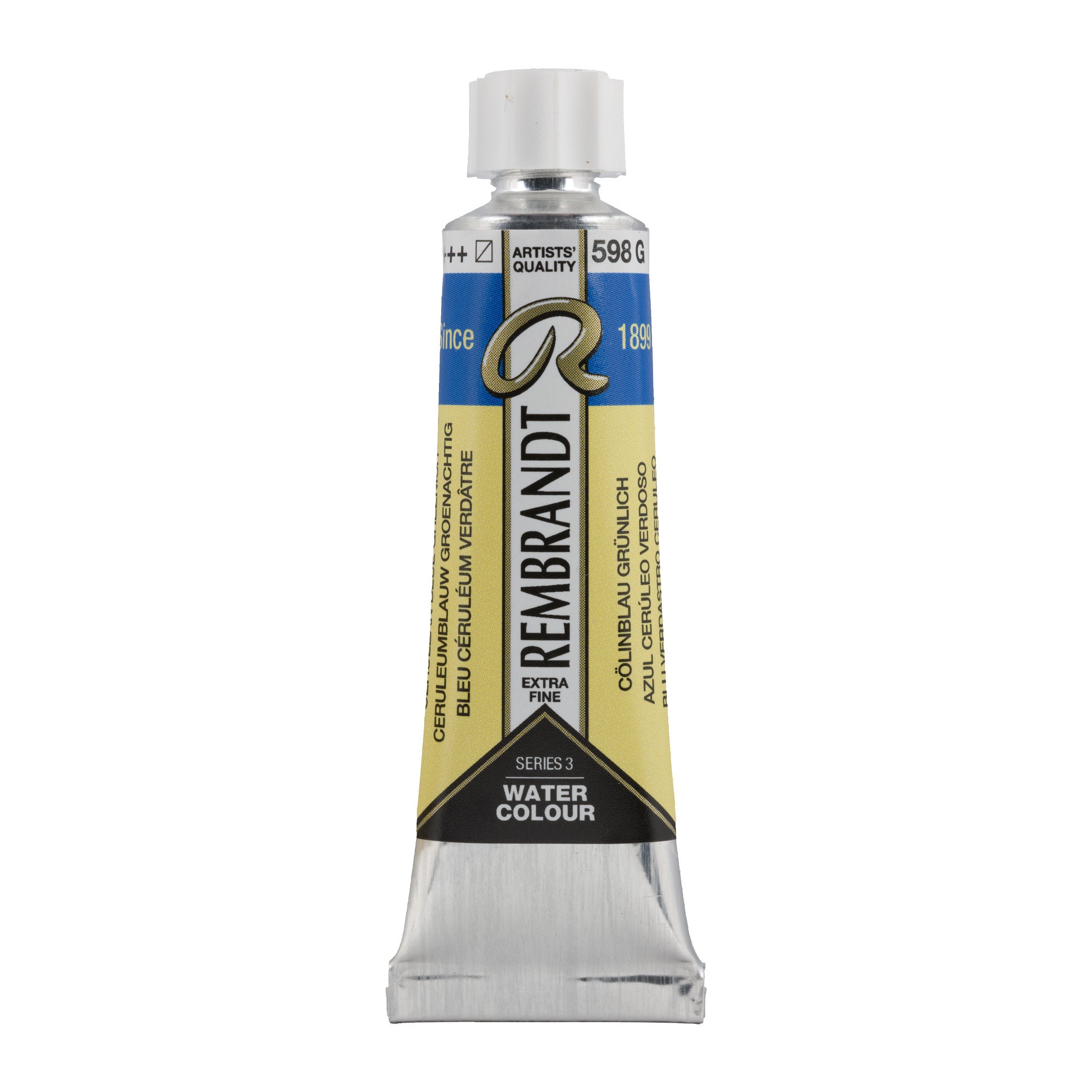 Rembrandt Aquarelverf Tube 10 ml Ceruleumblauw Groenachtig 598