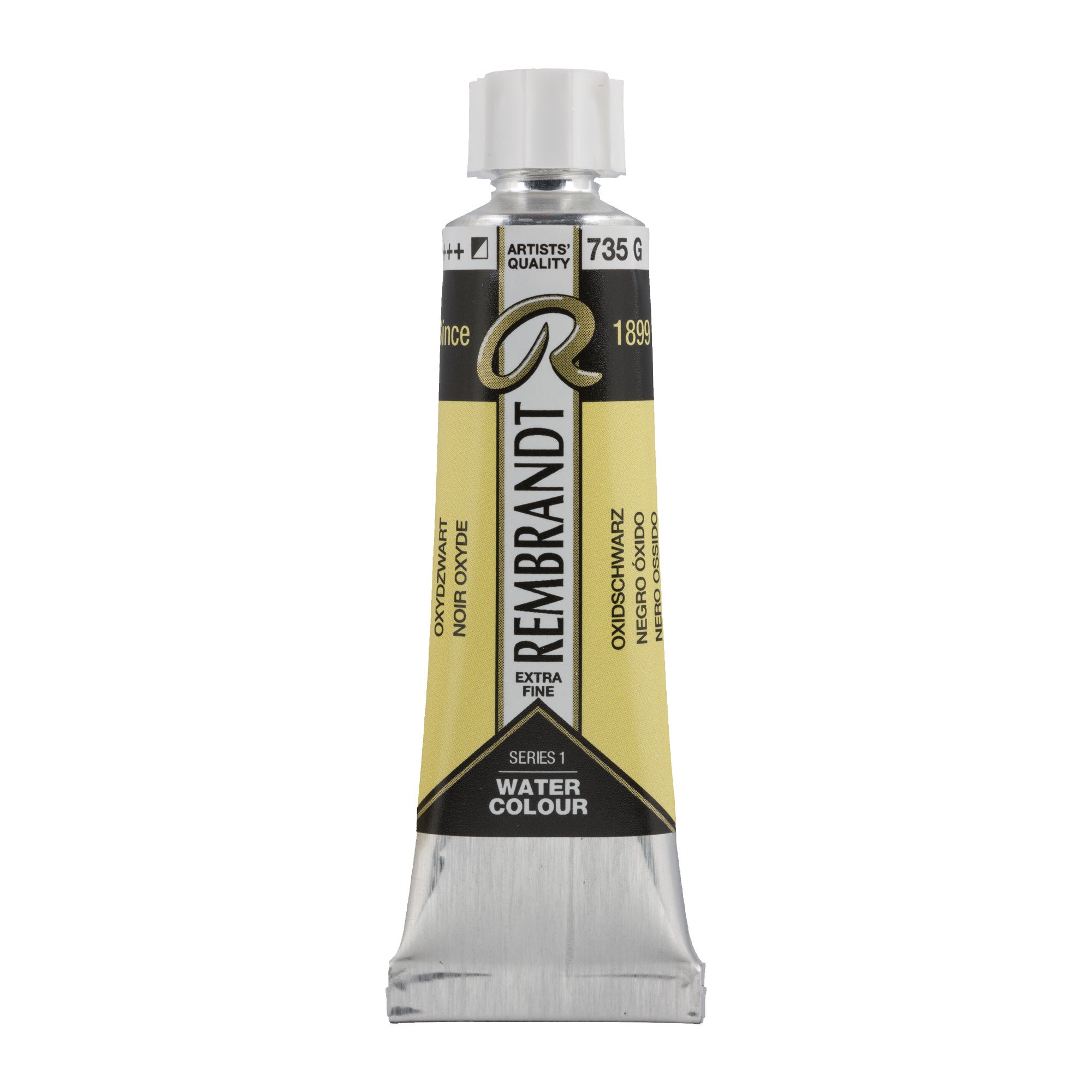 Rembrandt Aquarelverf Tube 10 ml Oxydzwart 735