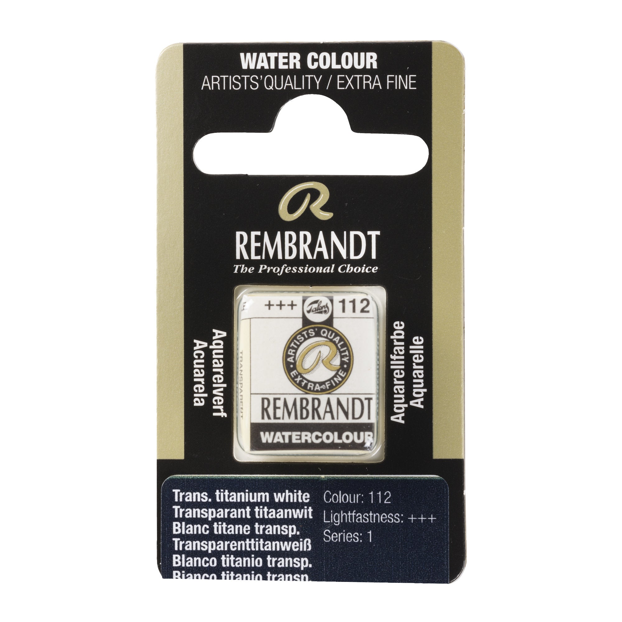 Rembrandt Aquarelverf Napje Transparant Titaanwit 112