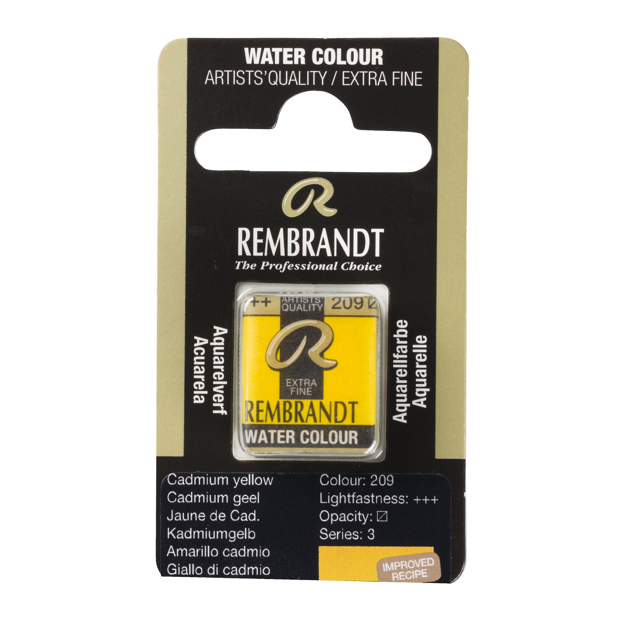 Rembrandt Aquarelverf Napje Cadmiumgeel 209