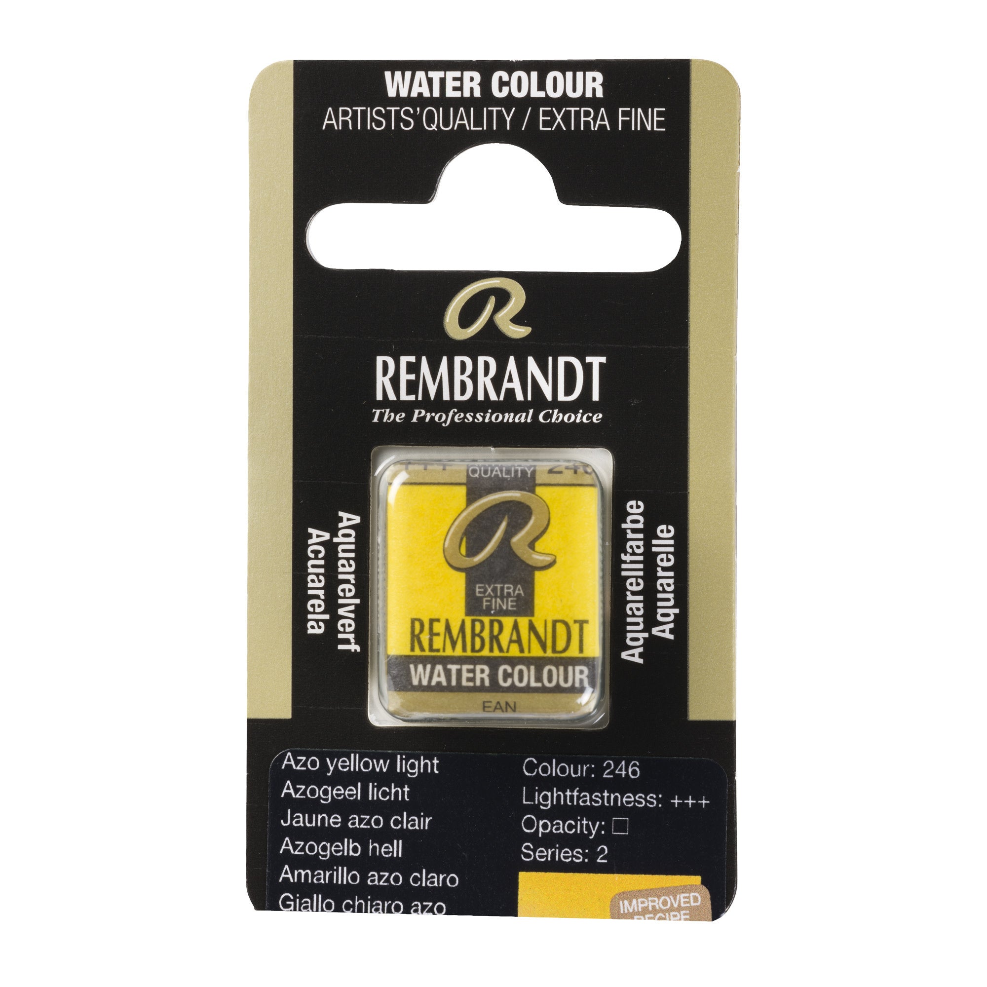 Rembrandt Aquarelverf Napje Azogeel Licht 246
