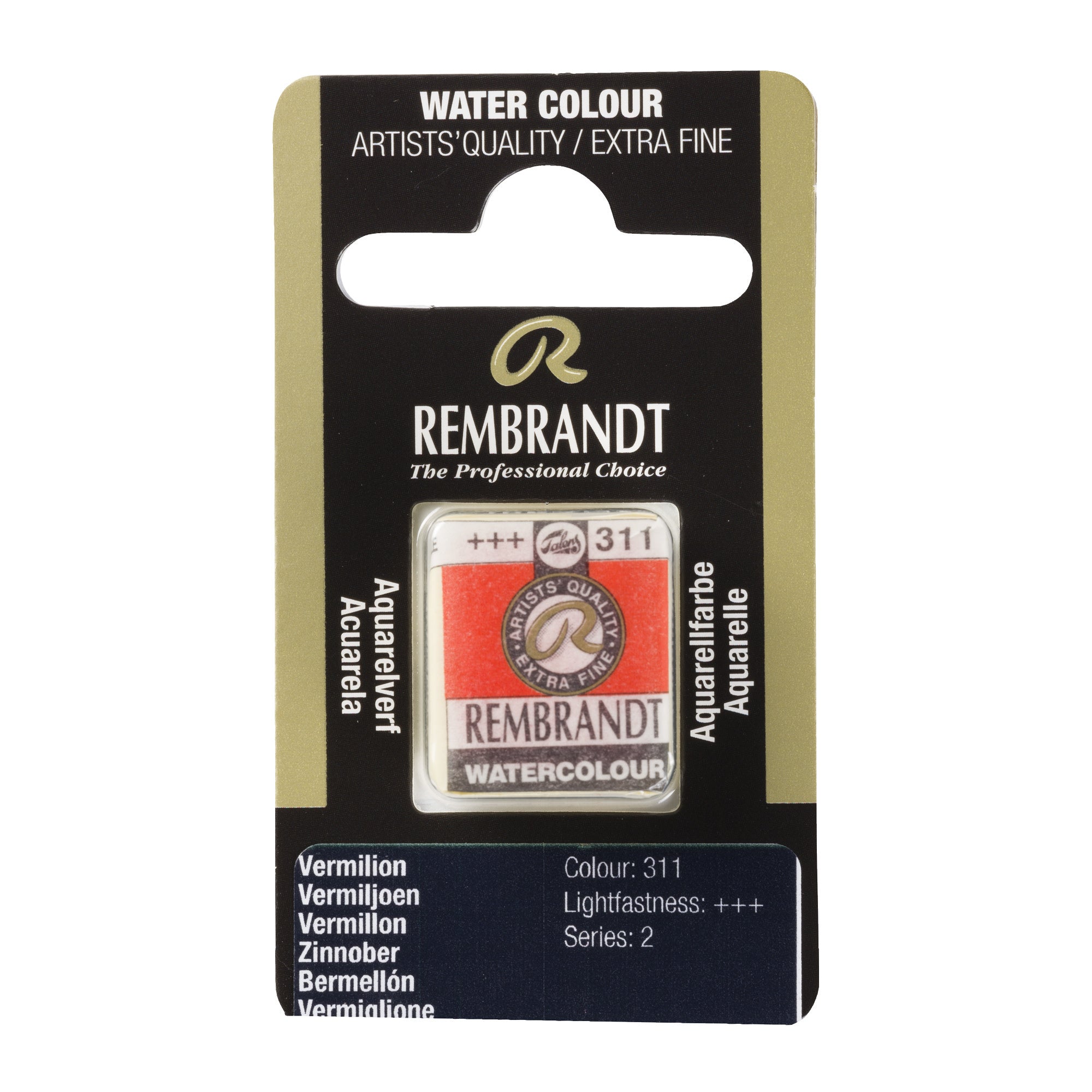 Rembrandt Aquarelverf Napje Vermiljoen 311