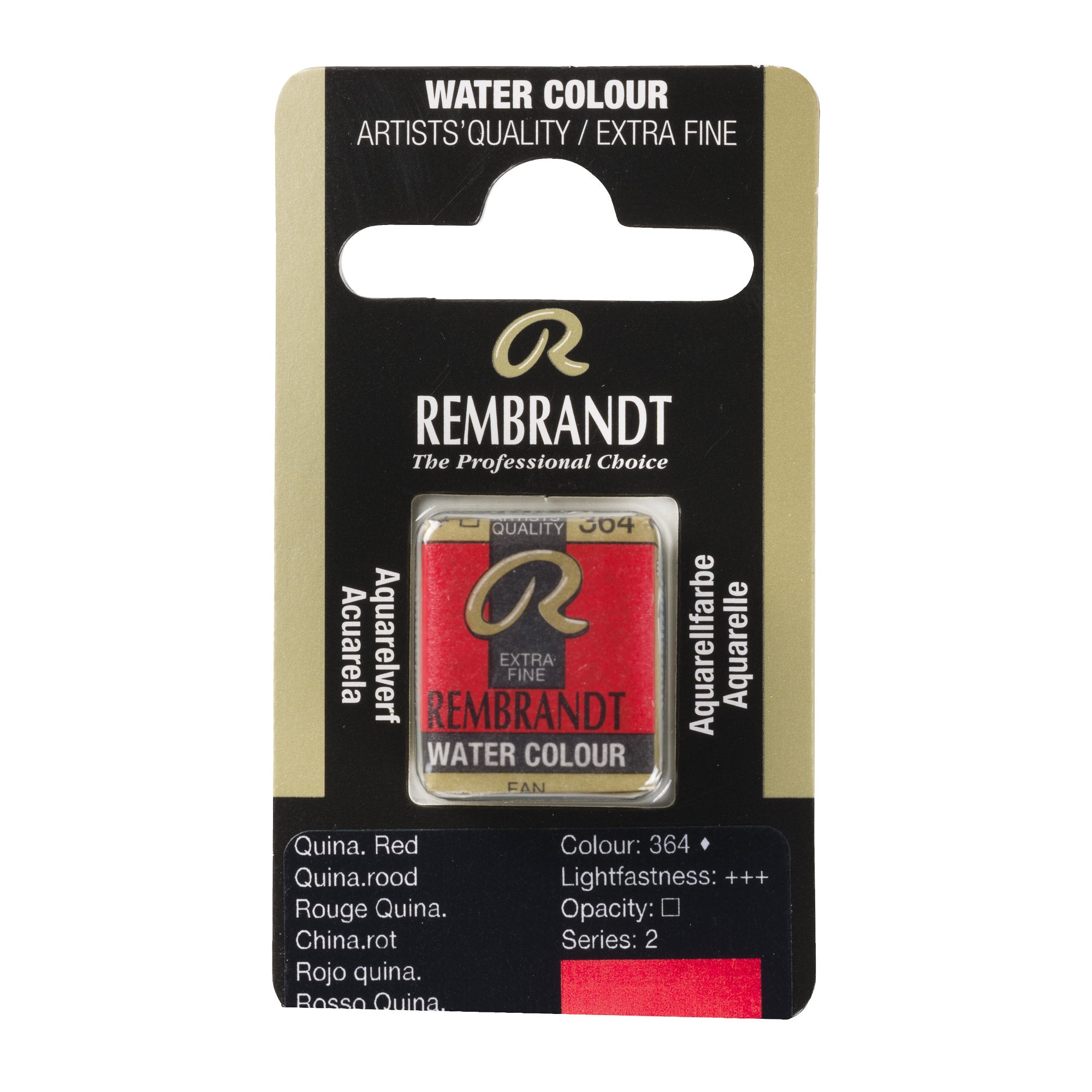 Rembrandt Aquarelverf Napje Quinacridonerood 364