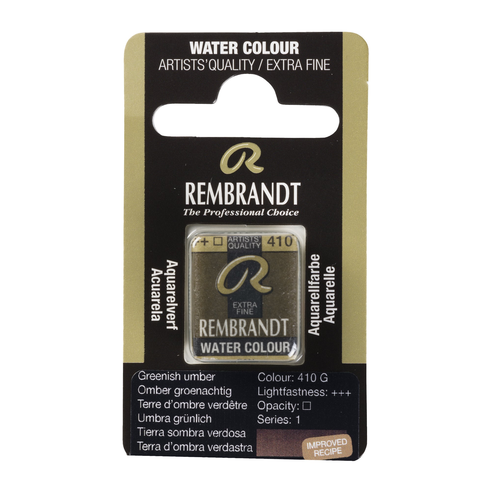 Rembrandt Aquarelverf Napje Omber Groenachtig 410