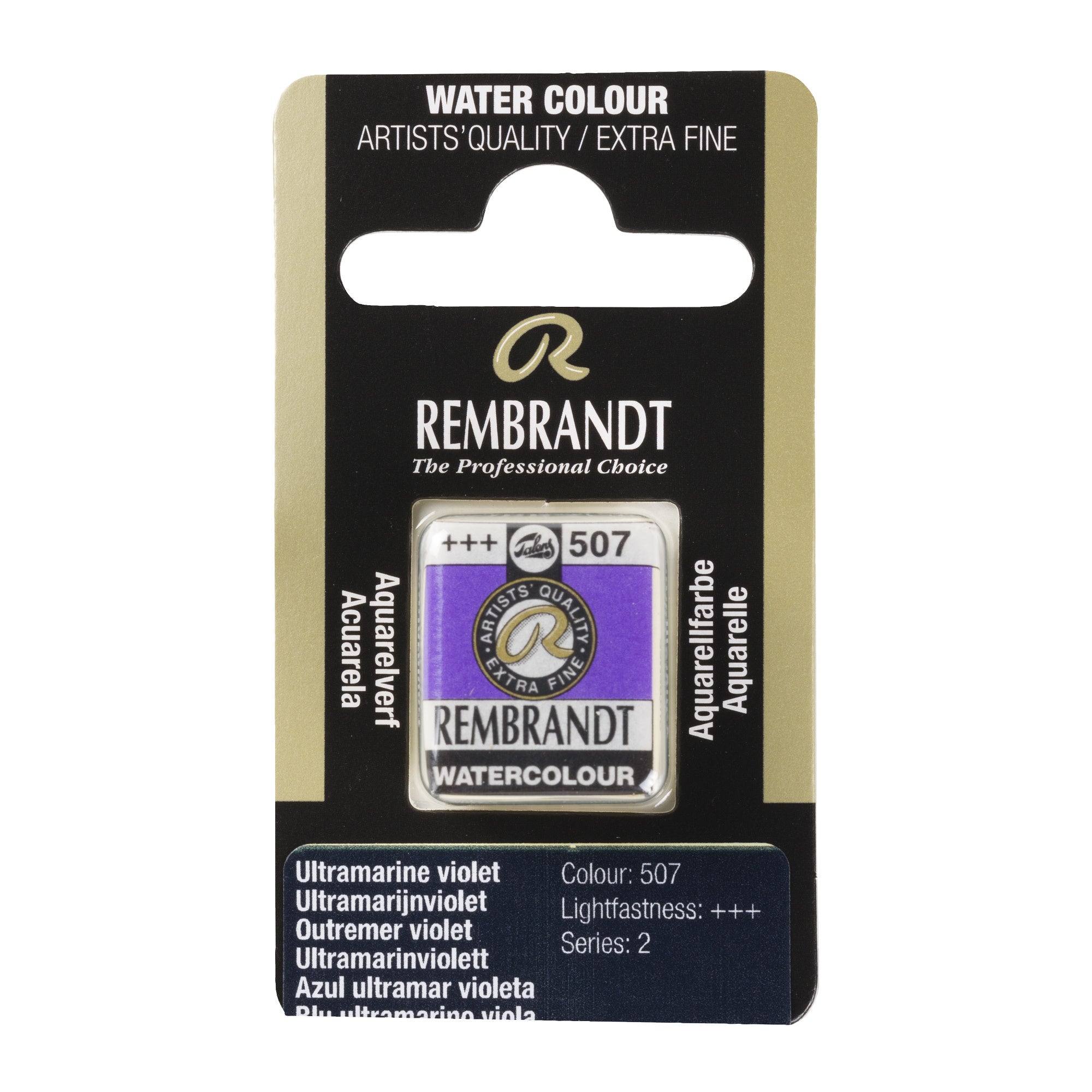 Rembrandt Aquarelverf Napje Ultramarijnviolet 507
