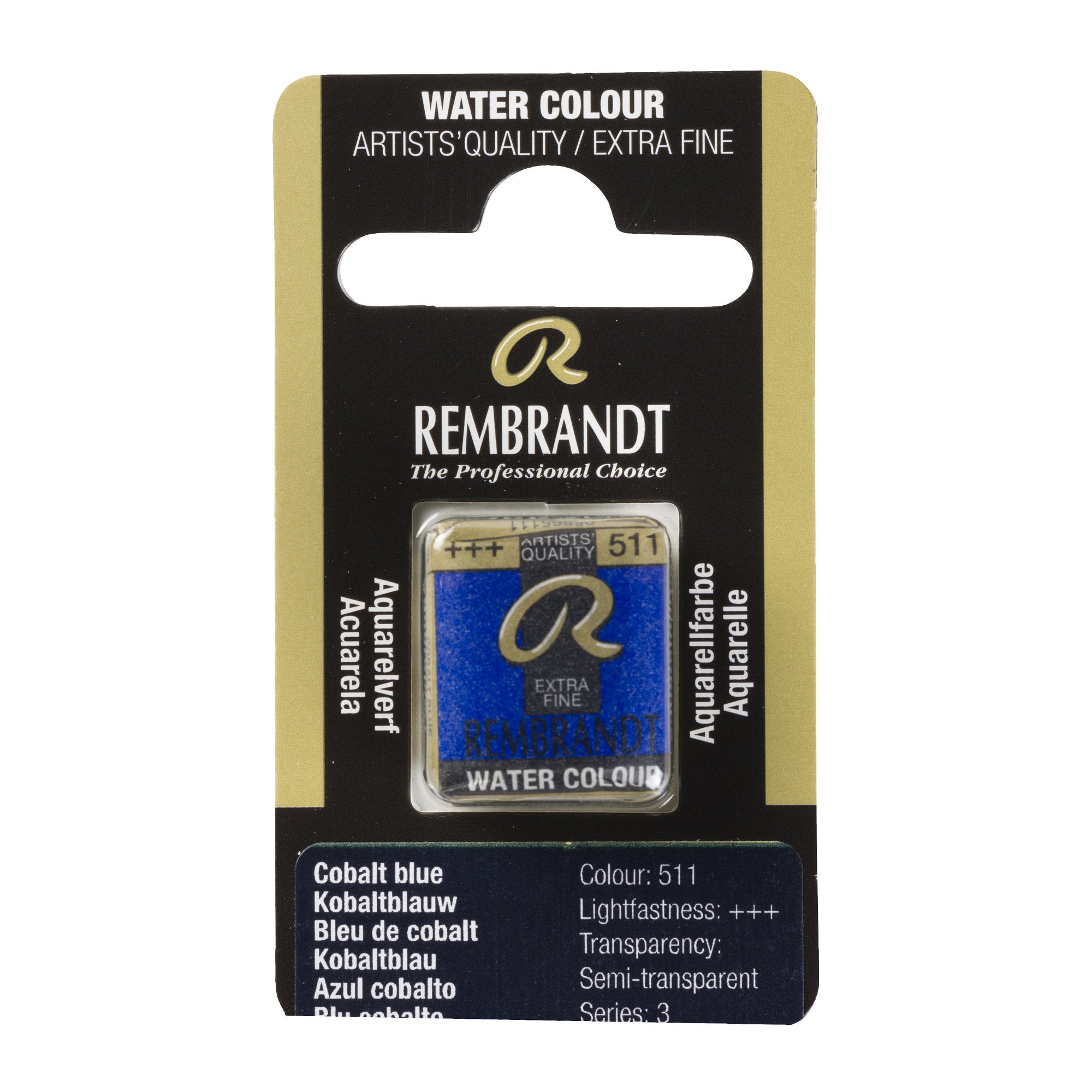 Rembrandt Aquarelverf Napje Kobaltblauw 511