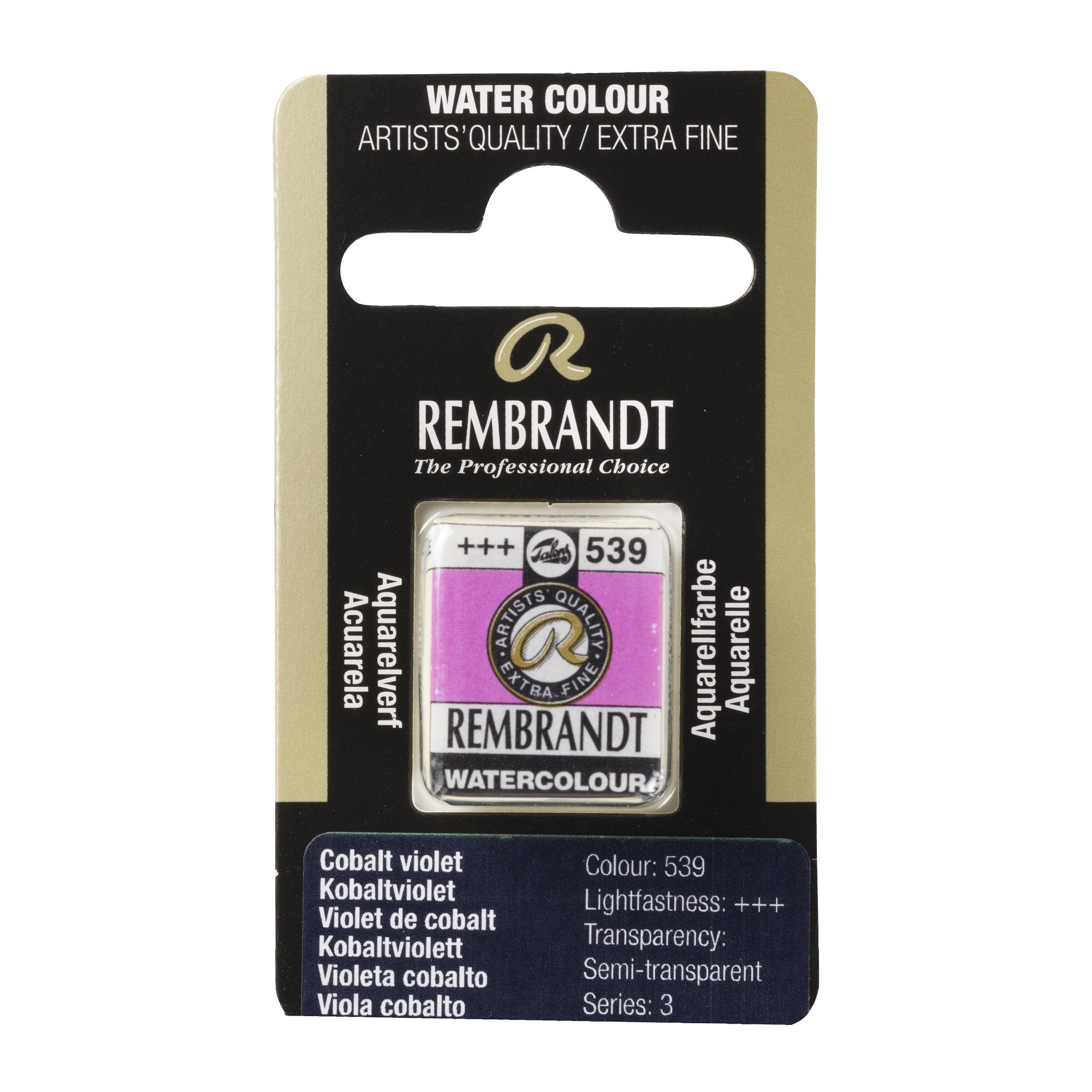 Rembrandt Aquarelverf Napje Kobaltviolet 539