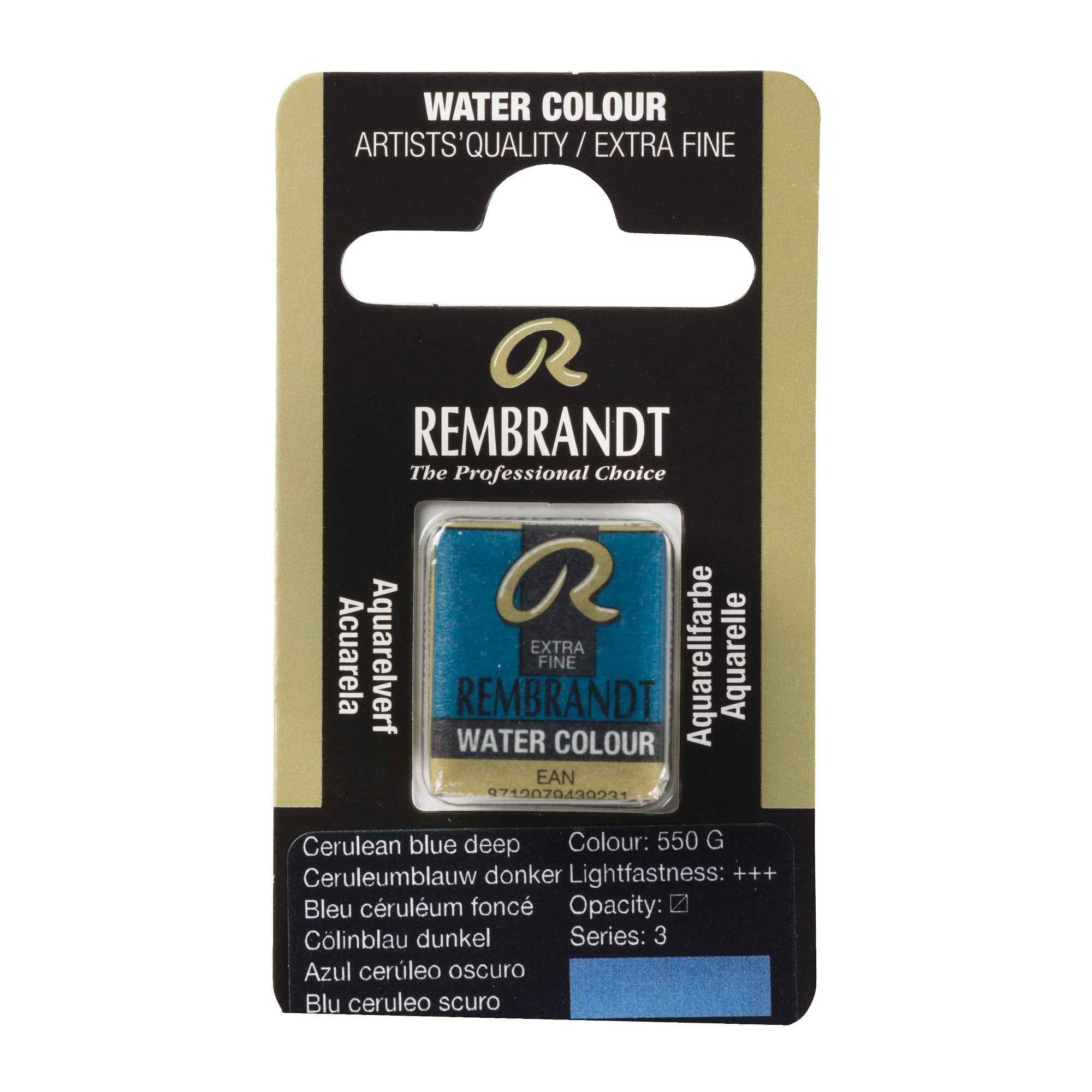 Aquarelverf Napje Ceruleumblauw Donker 550