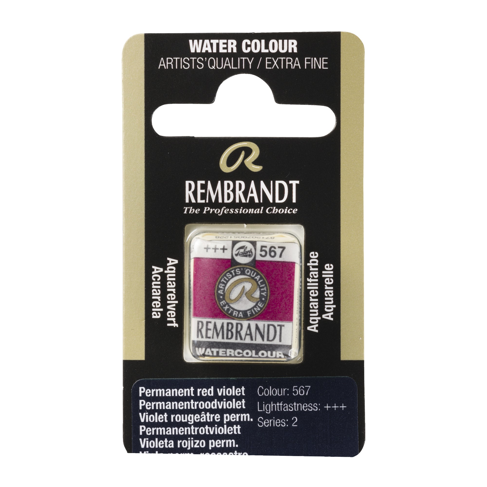 Rembrandt Aquarelverf Napje Permanentroodviolet 567
