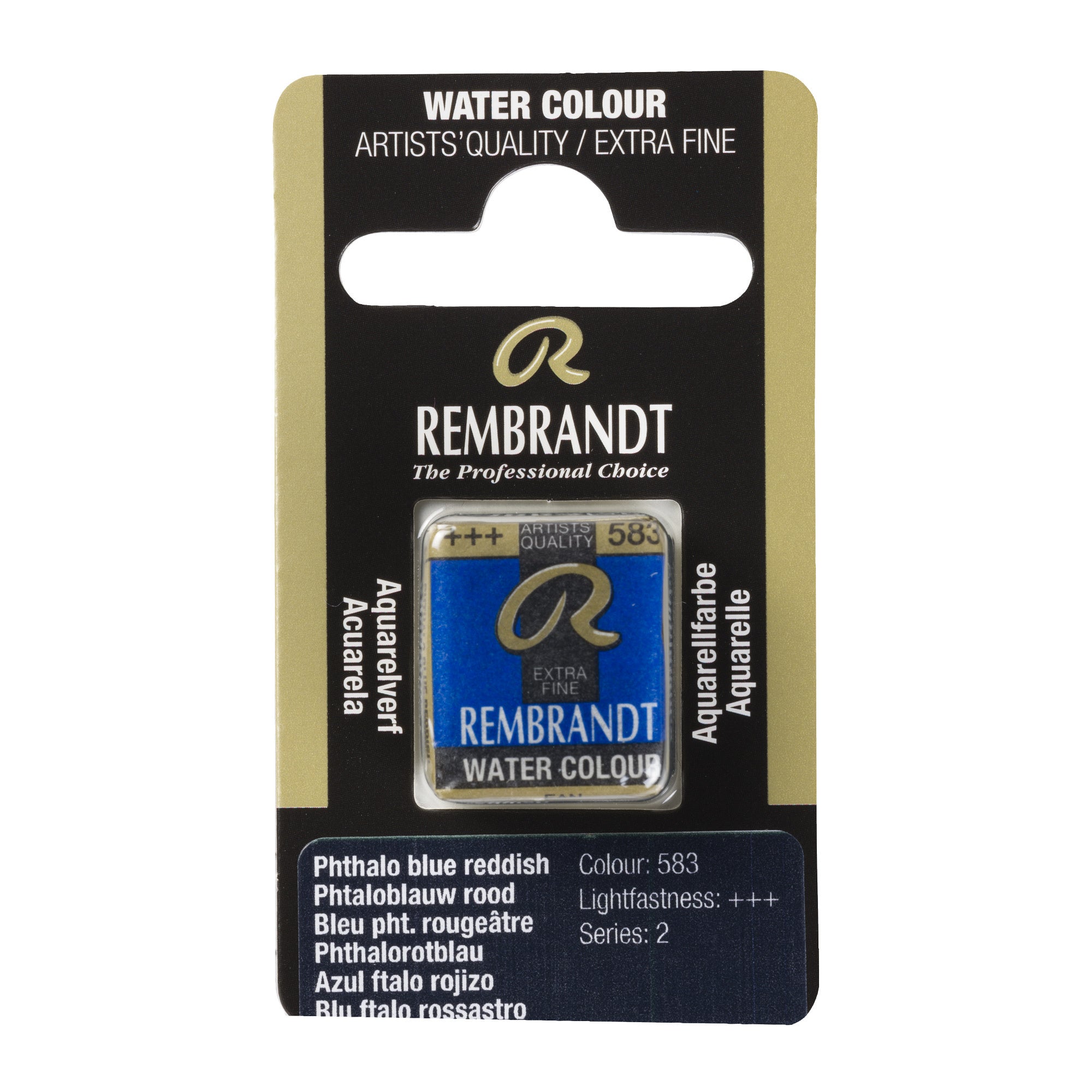 Rembrandt Aquarelverf Napje Phtaloblauw Rood 583