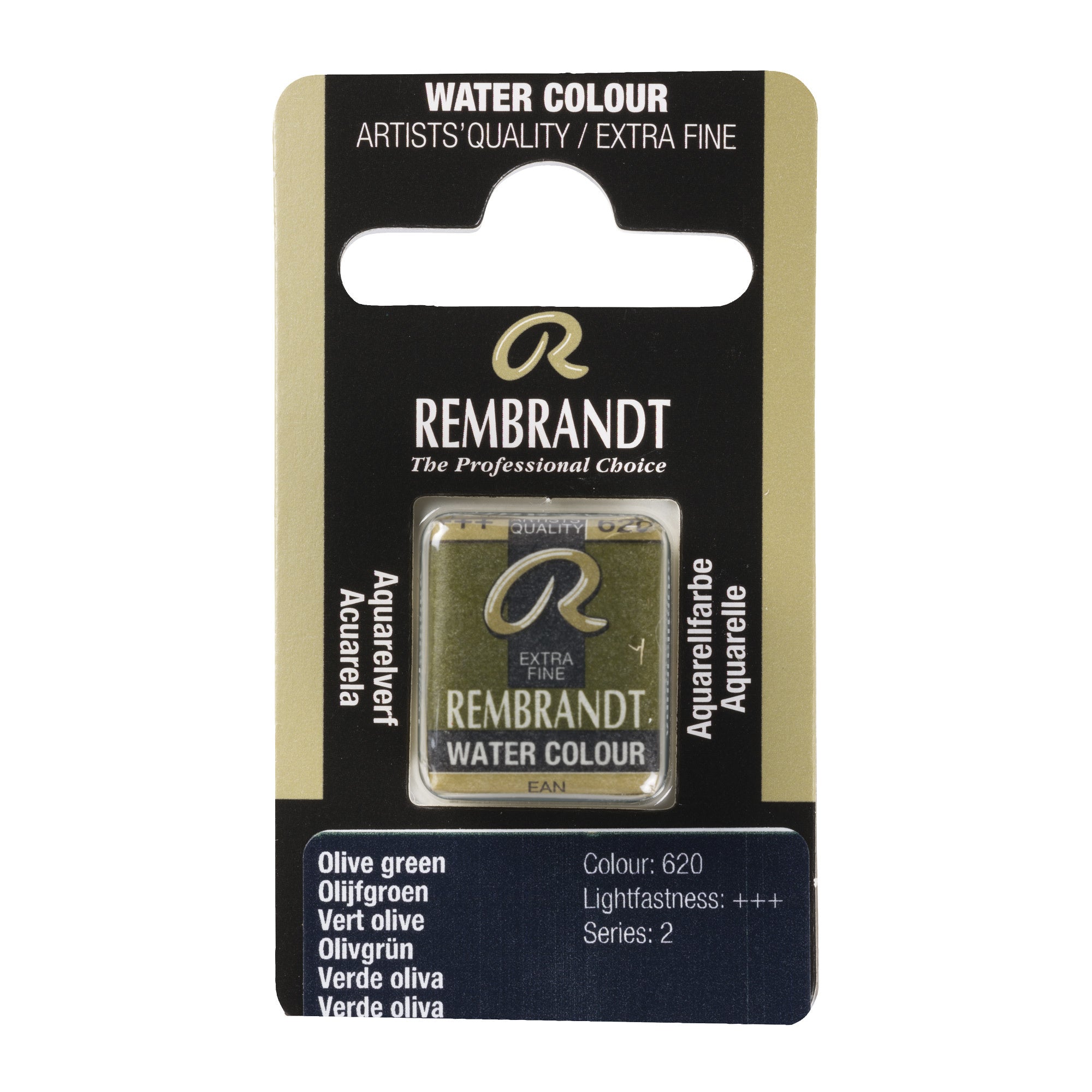 Rembrandt Aquarelverf Napje Olijfgroen 620