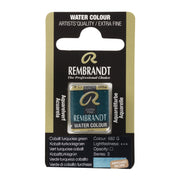 Rembrandt Watercolor Nap Cobalt-Turquoise Green 682