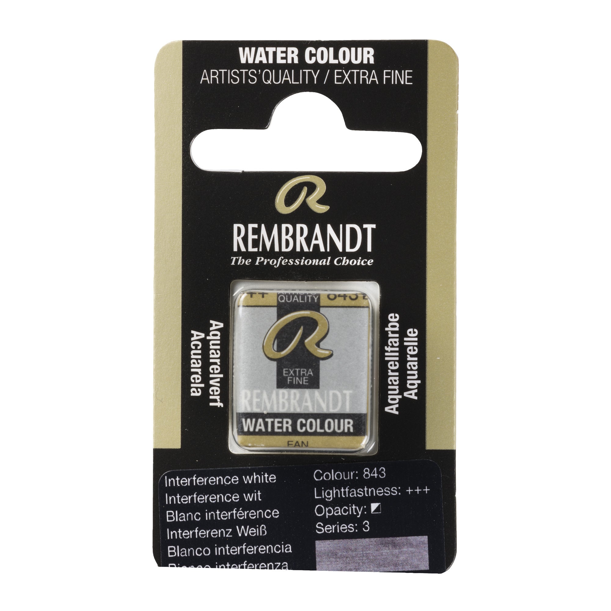 Rembrandt Aquarelverf Napje Interference Wit 843