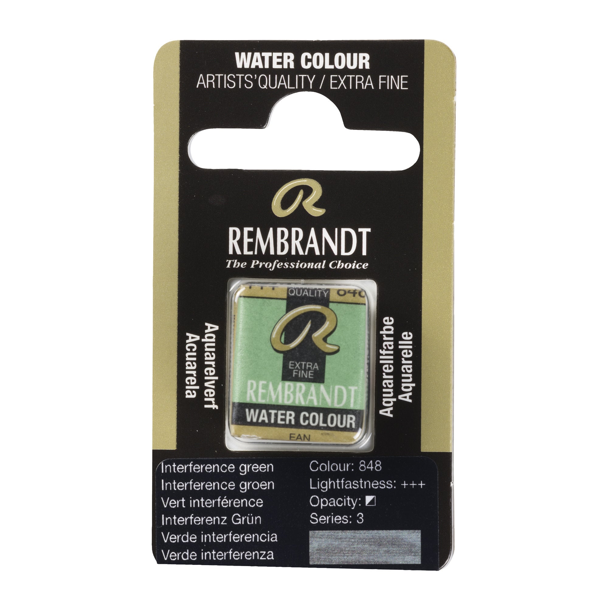 Rembrandt Aquarelverf Napje Interference Groen 848