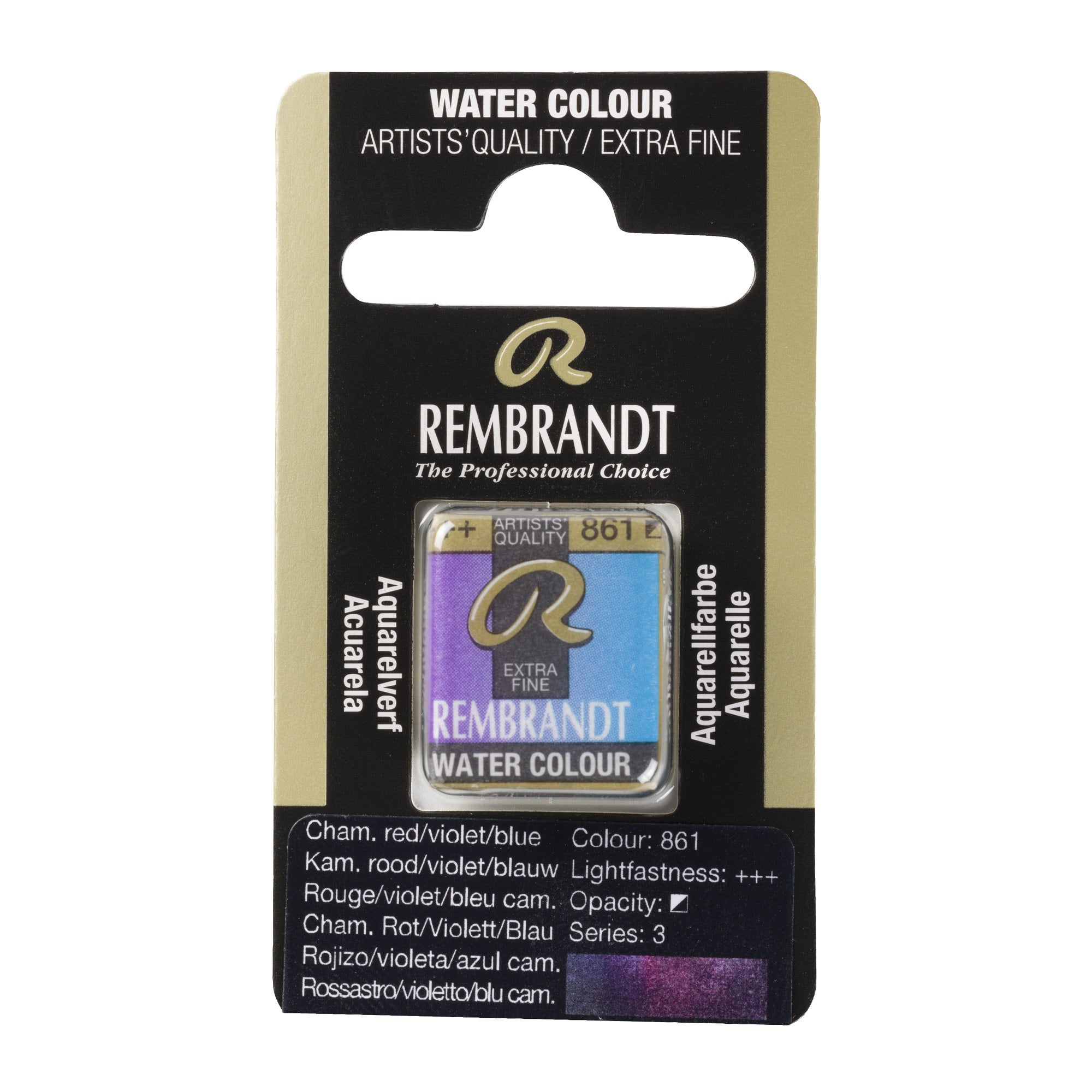 Rembrandt Aquarelverf Napje Kameleon Rood/Violet/Blauw 861