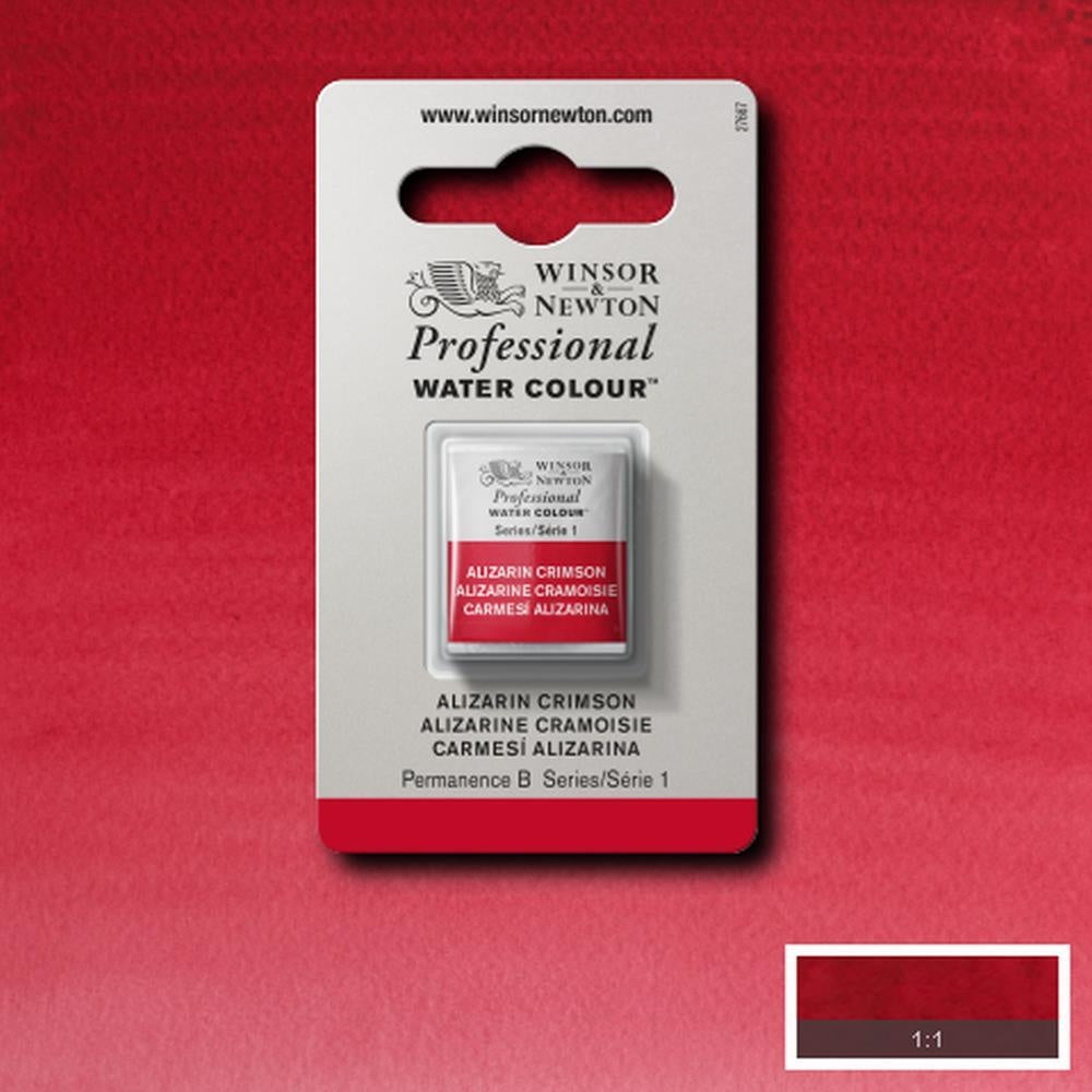 W&N pro. aquarelverf halve nap Alizarine Crimson S1