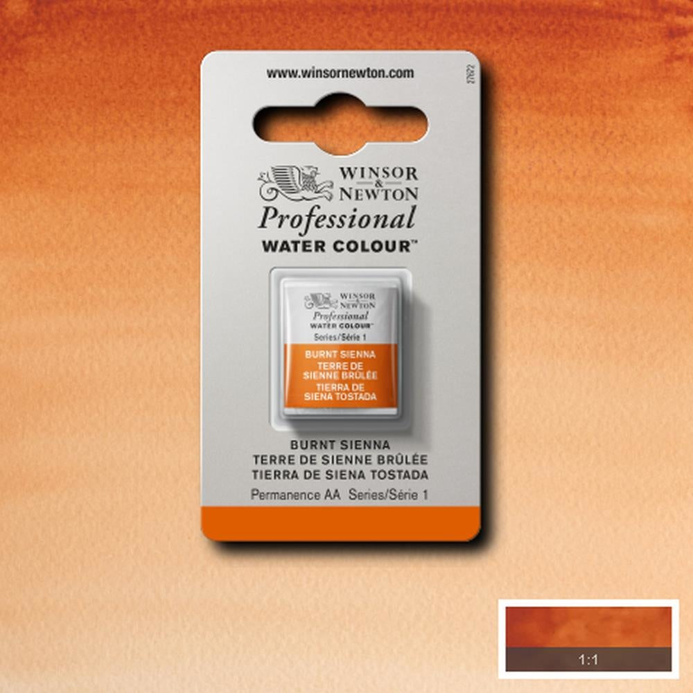 W&N pro. aquarelverf halve nap Burnt Sienna S1