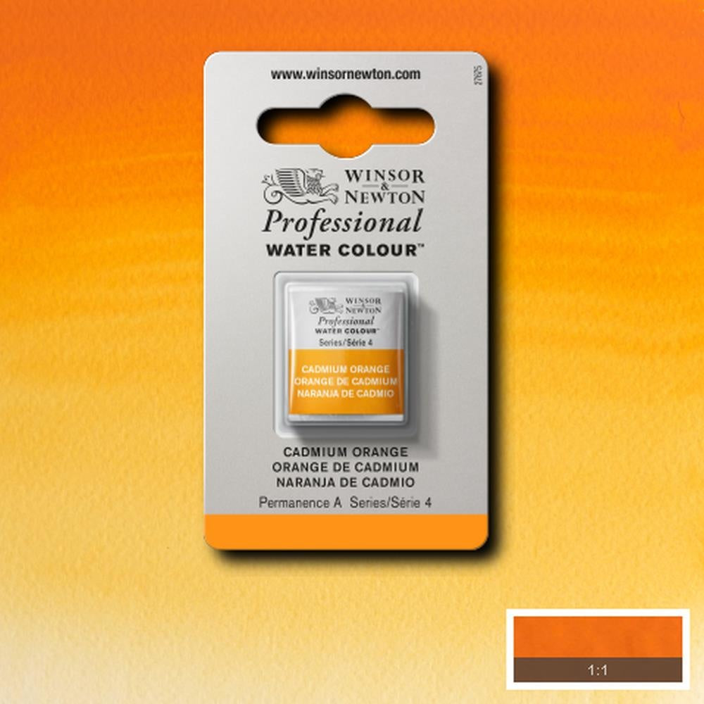W&N pro. aquarelverf halve nap Cadmium Orange S4