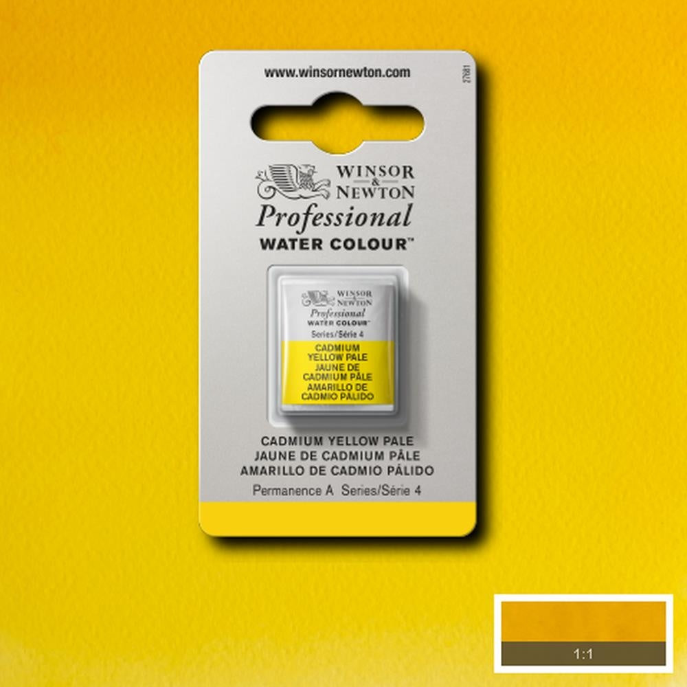 W&N pro. aquarelverf halve nap Cadmium Yellow Pale S4