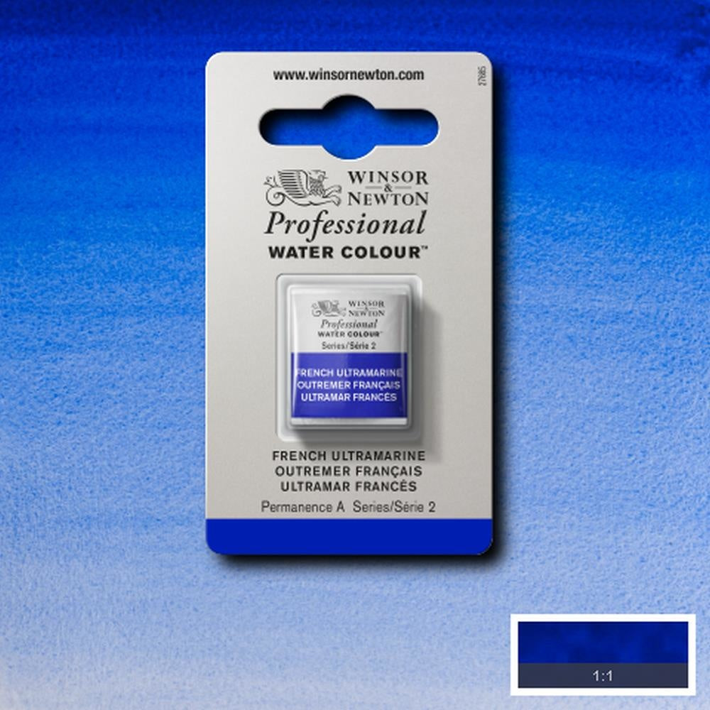 W&N pro. aquarelverf halve nap French Ultramarine S2